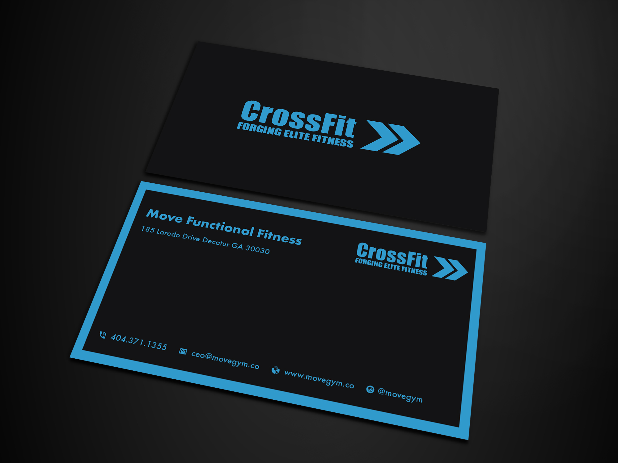 Business Card Design by Uttom 2 for Move Gym | Design #22942723