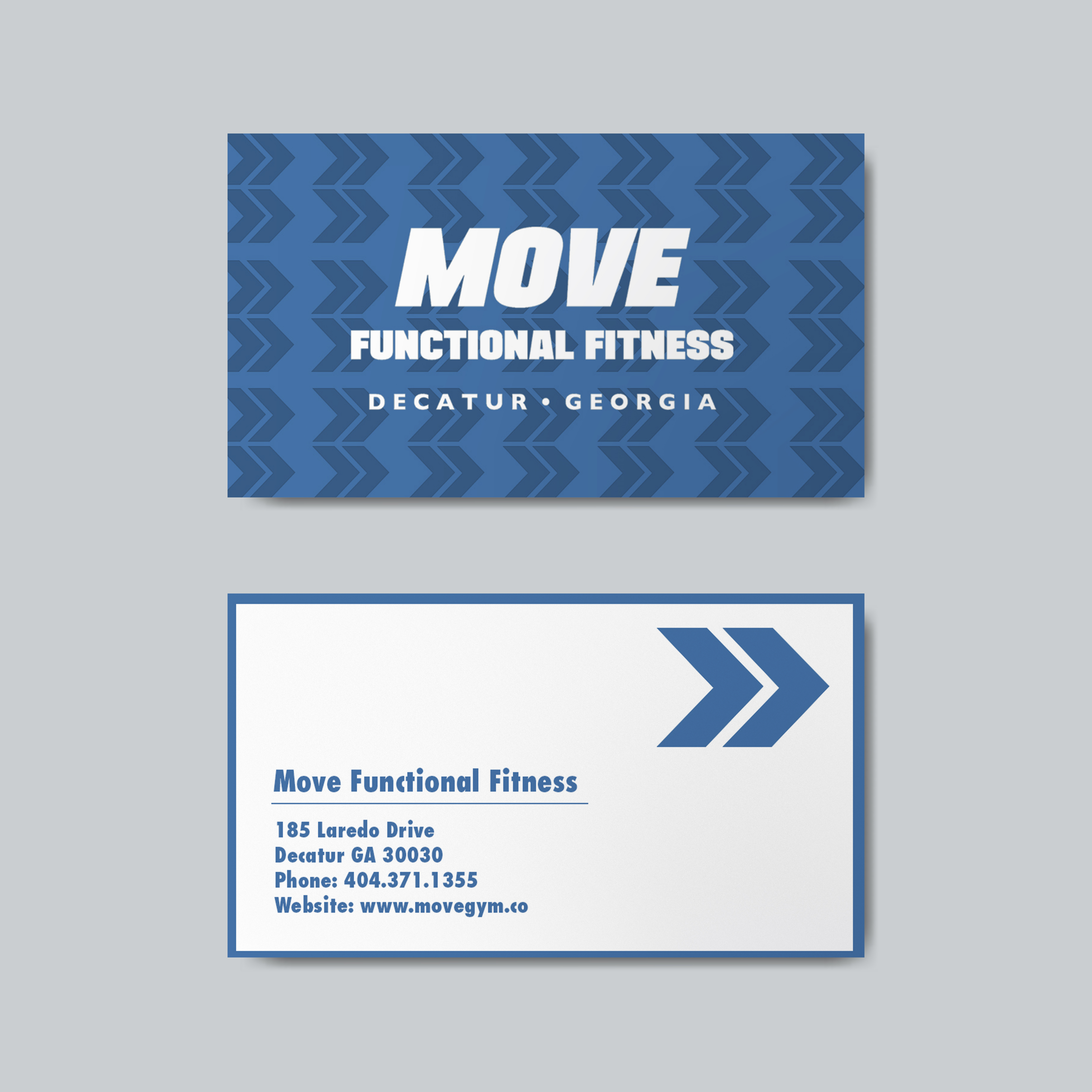 Business Card Design by Quyen Ha for Move Gym | Design #22946473