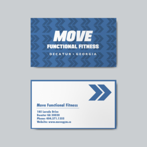 Design de Carte de Visite par Quyen Ha pour Move Gym | Design : #22946473