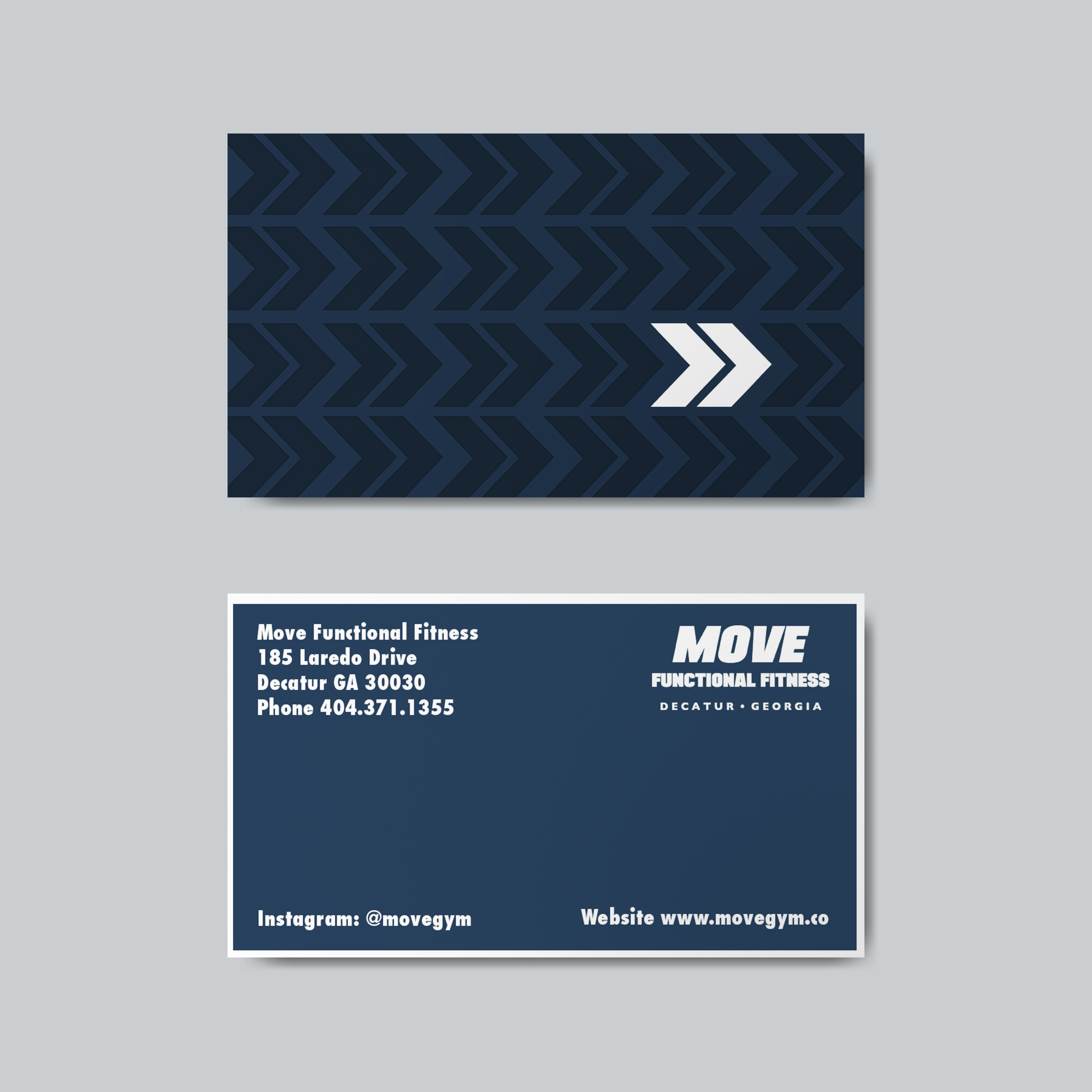 Business Card Design by Quyen Ha for Move Gym | Design #22946695