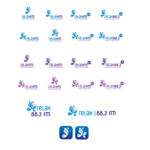 RELAX FM; slogan: RAHULIK JA LUMMAV RAADIO | Logo Design by Graphicsbox