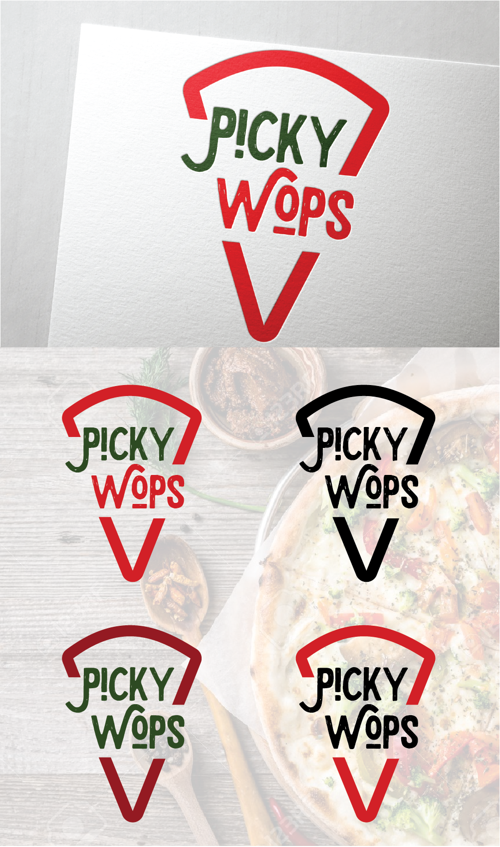 Logo Design by Rezengor 2 for What The Pitta | Design #22948478
