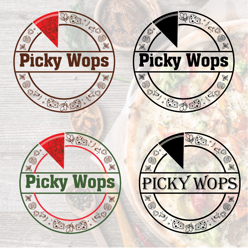 Logo Design by Rezengor 2 for What The Pitta | Design #22948538