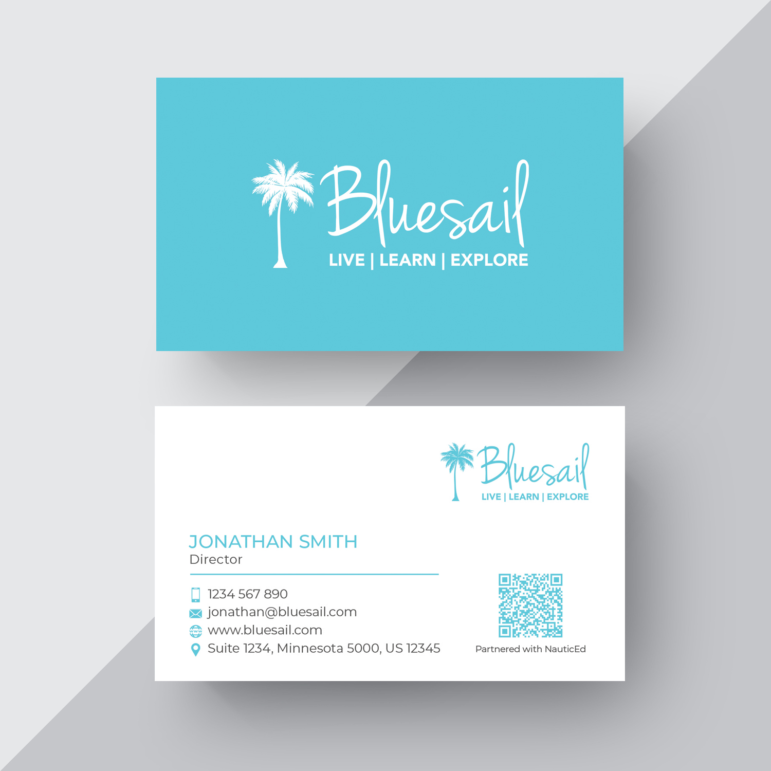 Business Card Design by Sarah Haroon for this project | Design #22951242