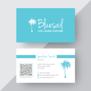 Visitenkarten-Design von Sarah Haroon für dieses Projekt | Design: #23002117