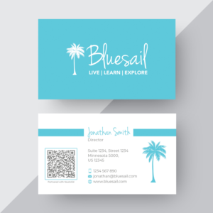 Visitenkarten-Design von Sarah Haroon für dieses Projekt | Design: #23002126