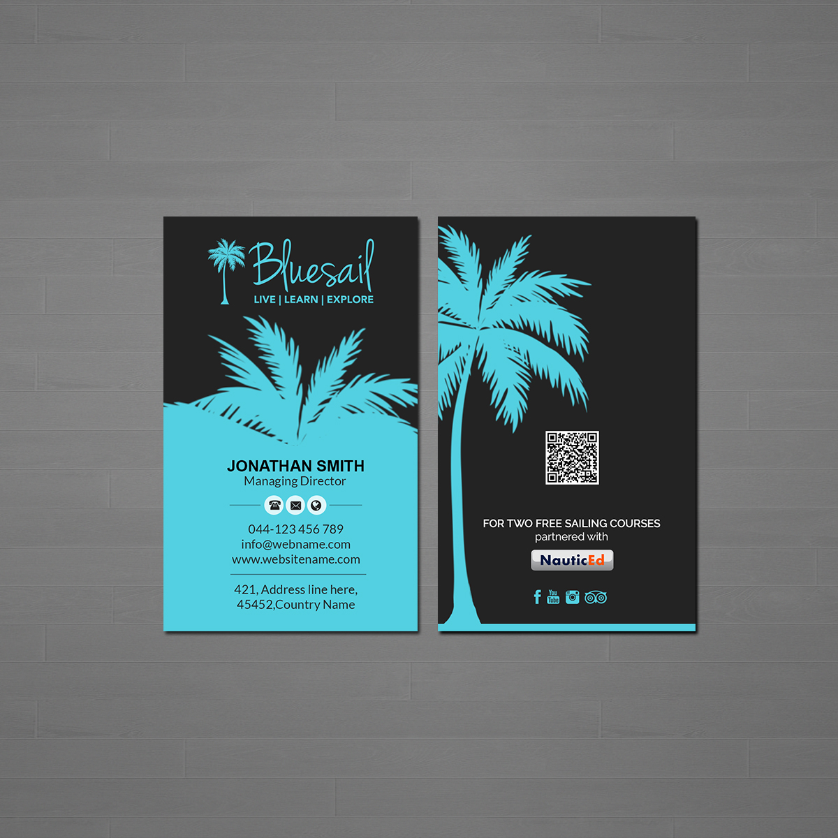 Business Card Design by Creations Box 2015 for this project | Design #23004932
