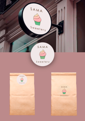 Logo Design by meow.designer for SAMA Sweetery | Design: #22956196