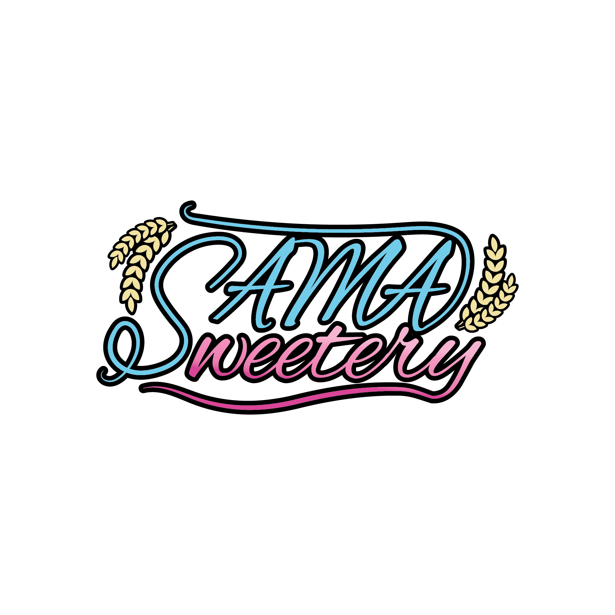 Logo Design by enixtkd for SAMA Sweetery | Design #23001498