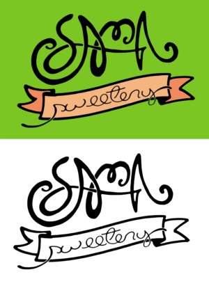 Logo Design by Rangel de Carvalho for SAMA Sweetery | Design: #22999599