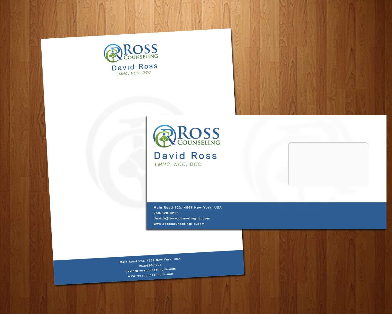 Letterhead Design by uniquedesign10 for Ross Counseling, PLLC | Design #2979671