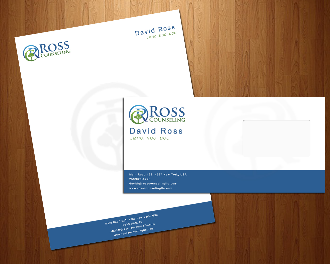 Letterhead Design by uniquedesign10 for Ross Counseling, PLLC | Design #2979674