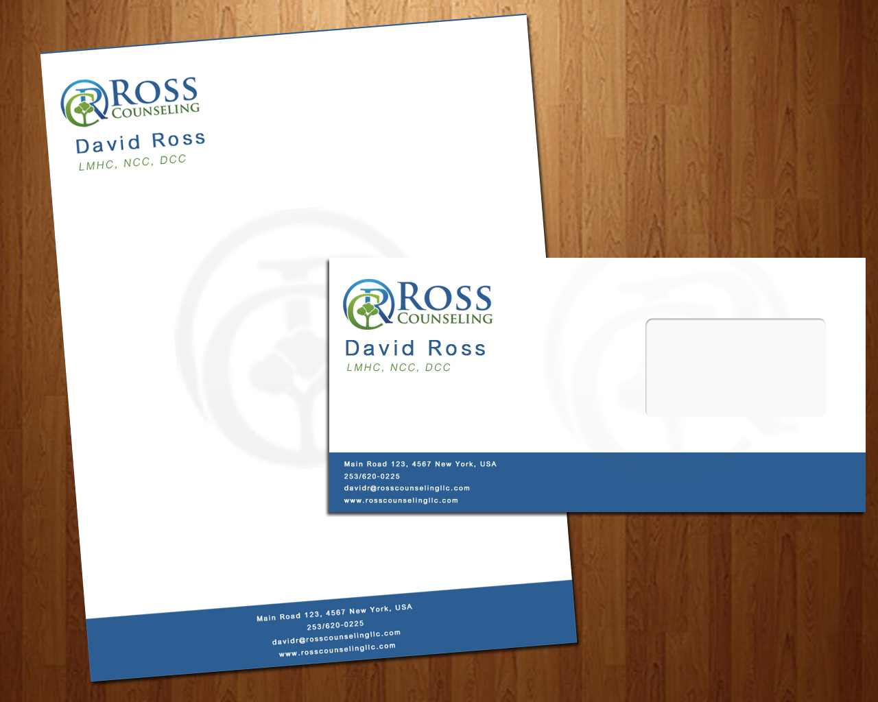 Diseño de Membrete por uniquedesign10 para Ross Counseling, PLLC | Diseño #2979680