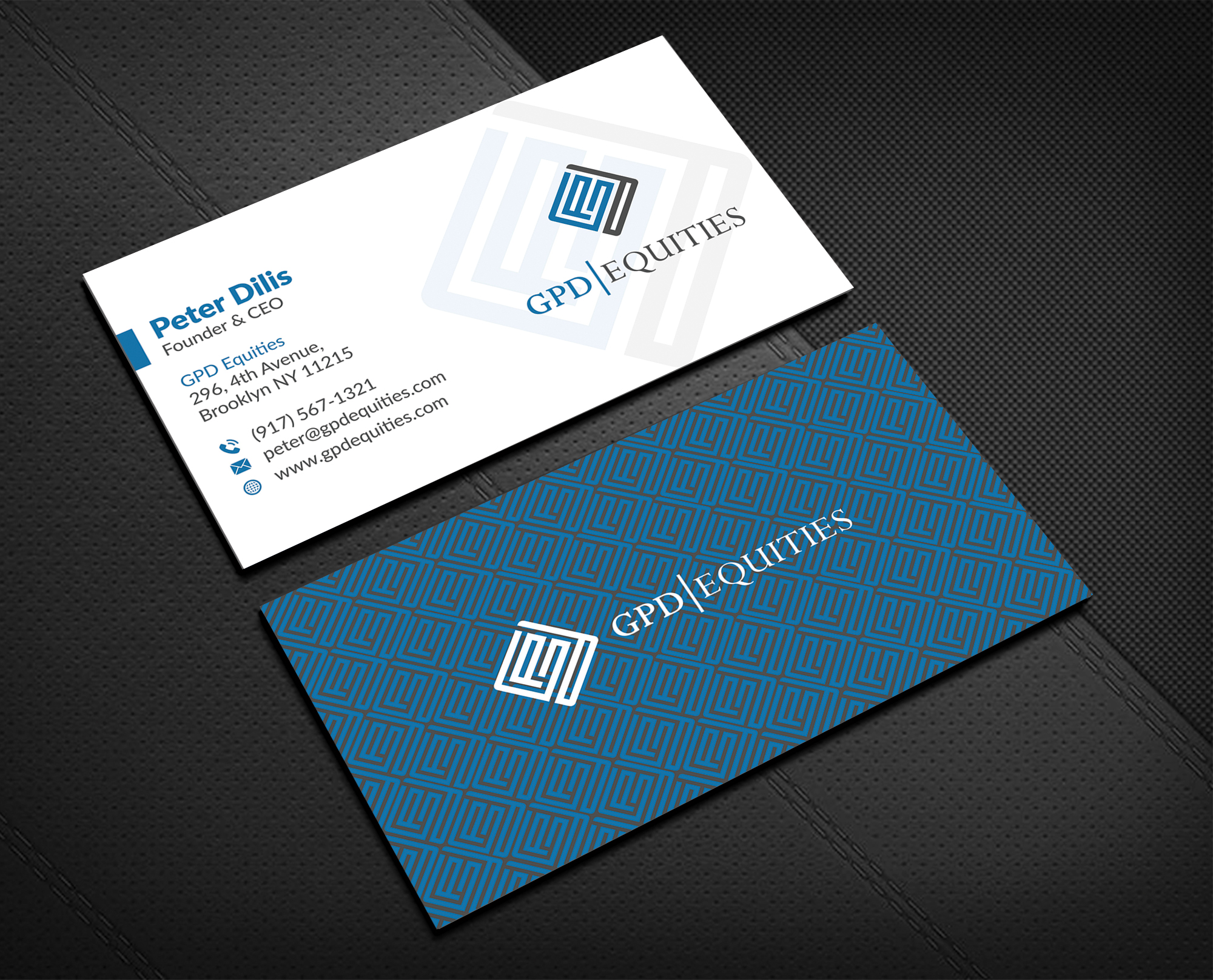 Business Card Design by Musa. A for this project | Design #22963110