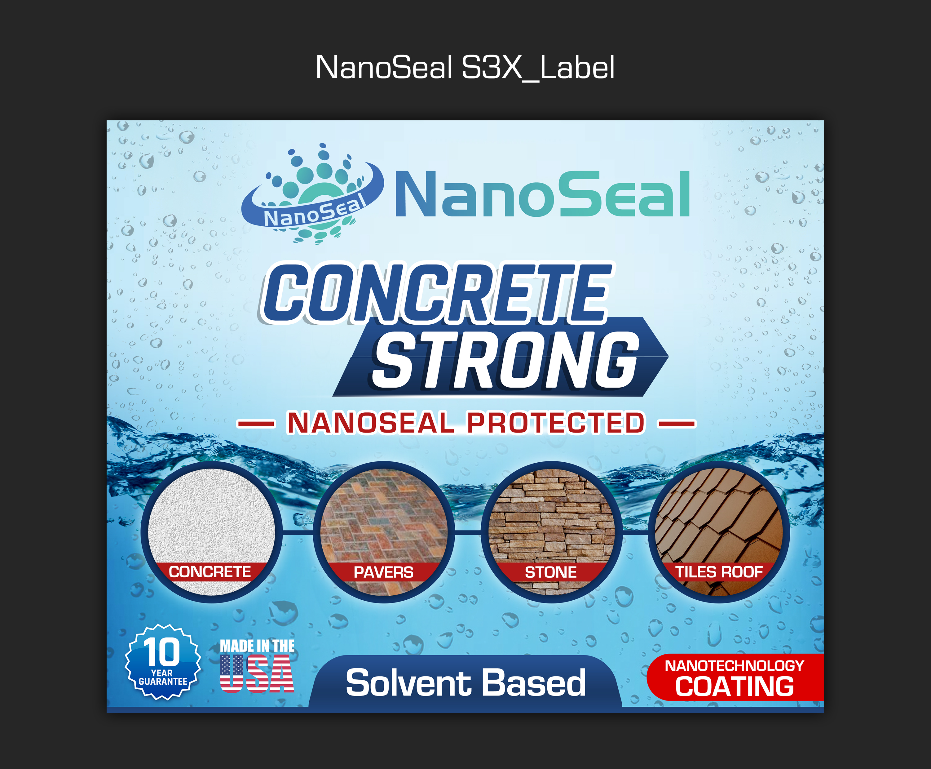 Label Design by SAI DESIGNS for NanoSeal LLC | Design #22979437