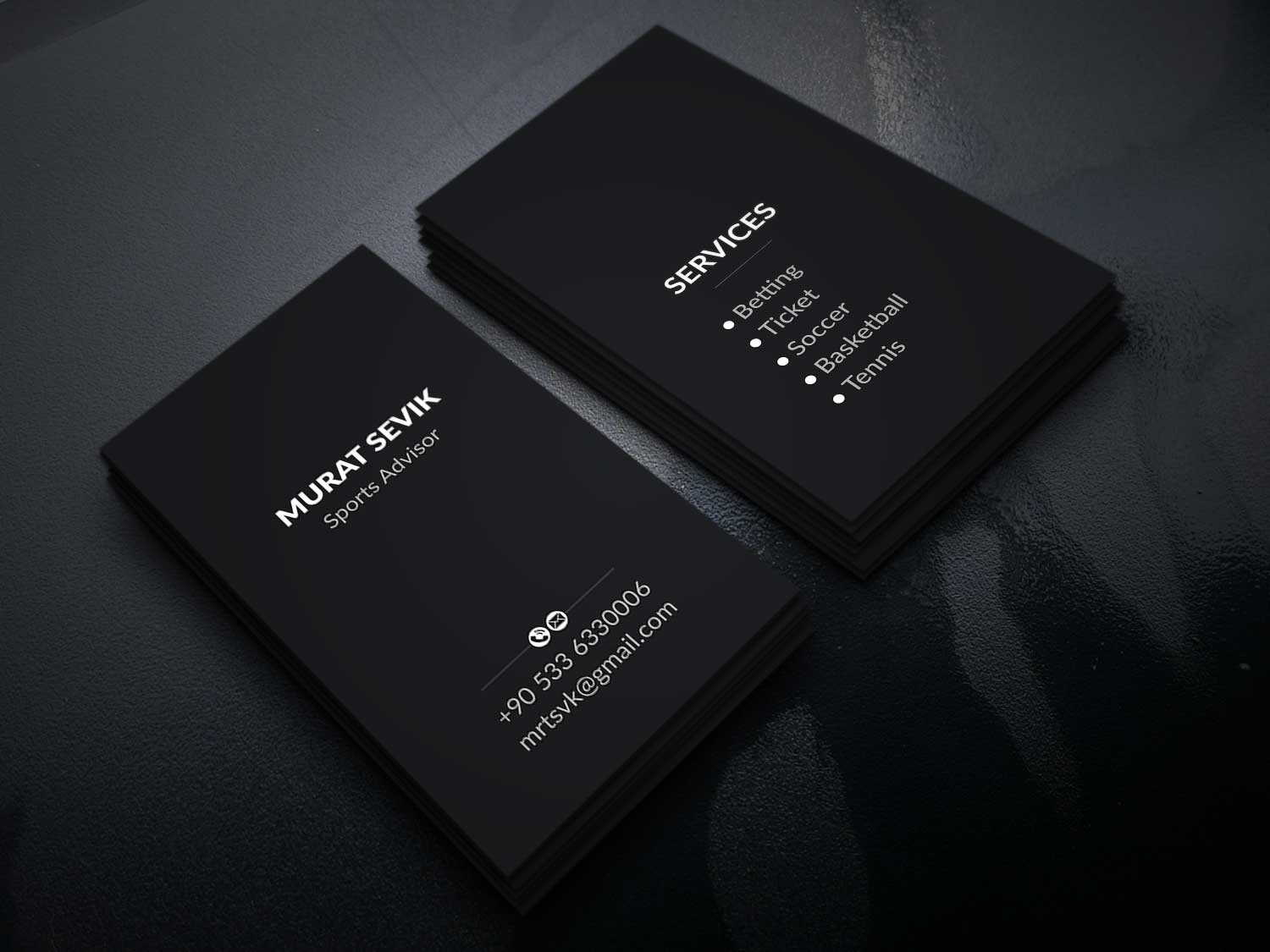 Business Card Design by Musa. A for this project | Design #22974151