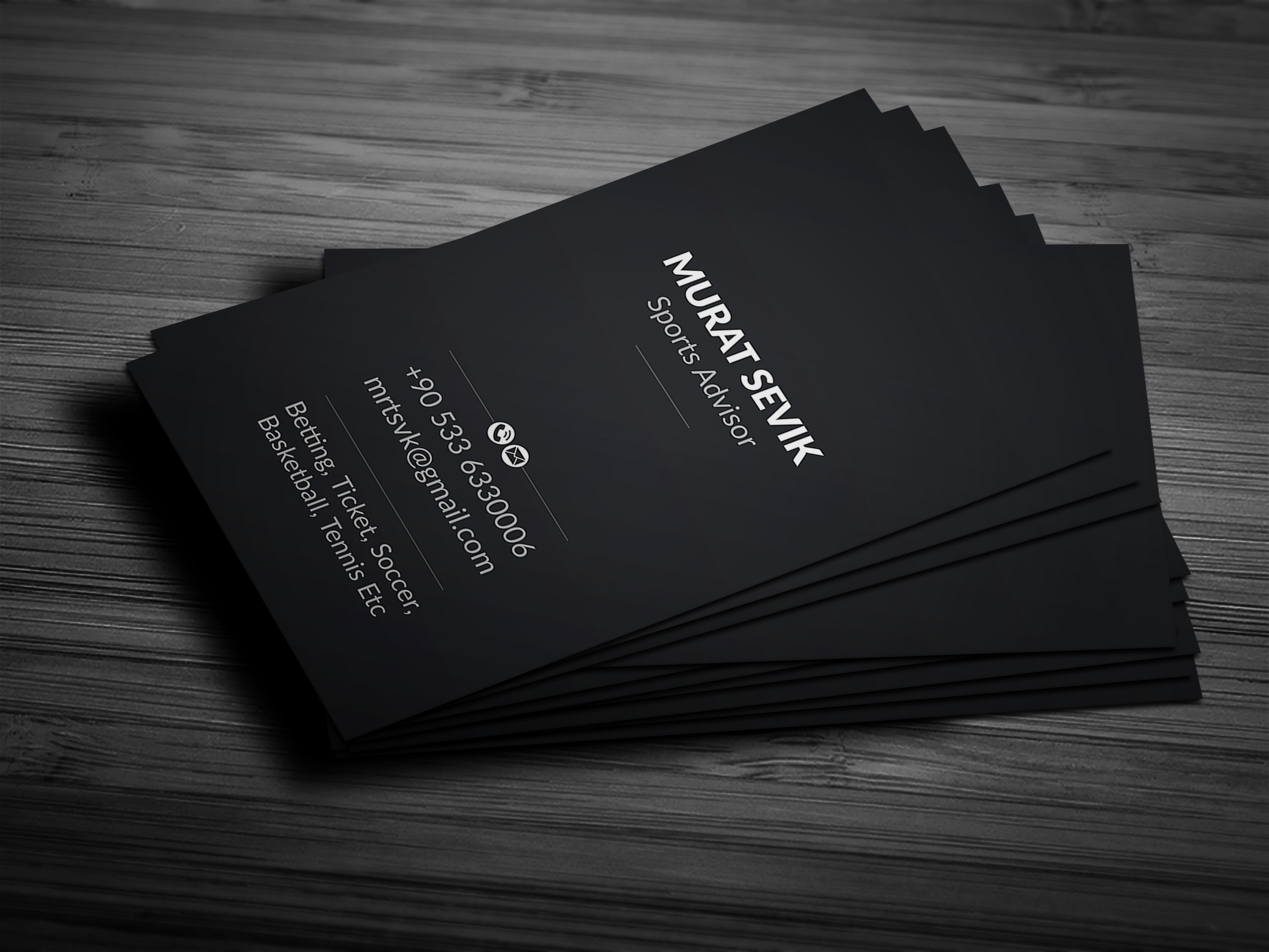 Business Card Design by Musa. A for this project | Design #22974152