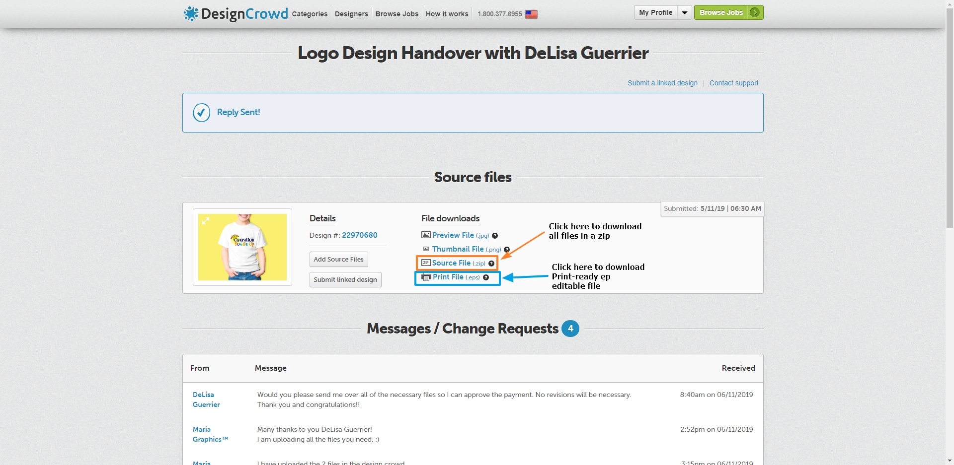 Diseño de Logo por Maria Graphics™ para este proyecto | Diseño #22978561