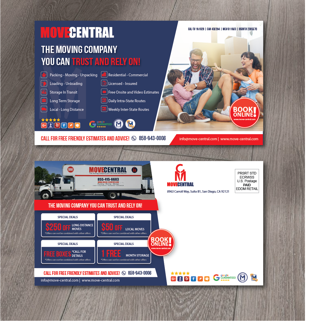 Postcard Design by alex989 for this project | Design #22967877