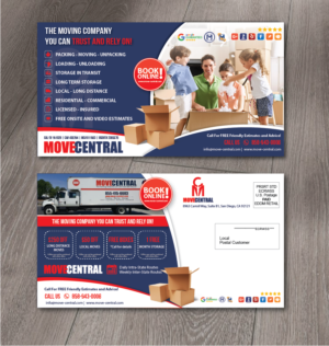 6x11 Postcard for Moving Company | Postcard Design by alex989