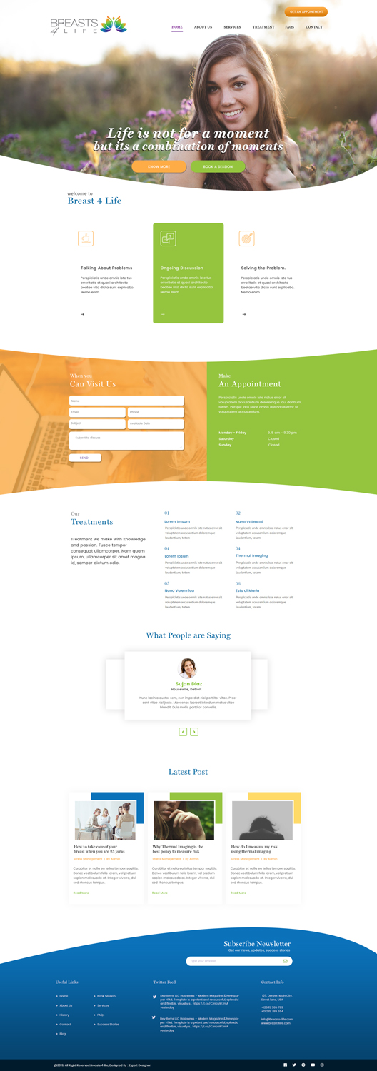 Squarespace Design by Expert Designer for Alternative Healing Arts Center | Design #22991213