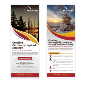 Two (2) 33 x 86 Single-Sided Retractable Banners | Graphic Design by ammar_ed