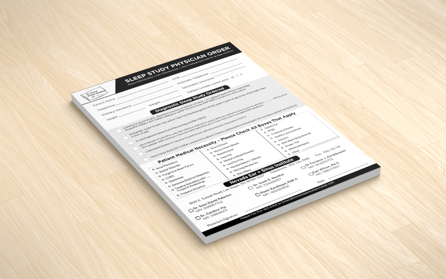 Print Design by Schöpfer for At Home Sleep Studies | Design #22980070