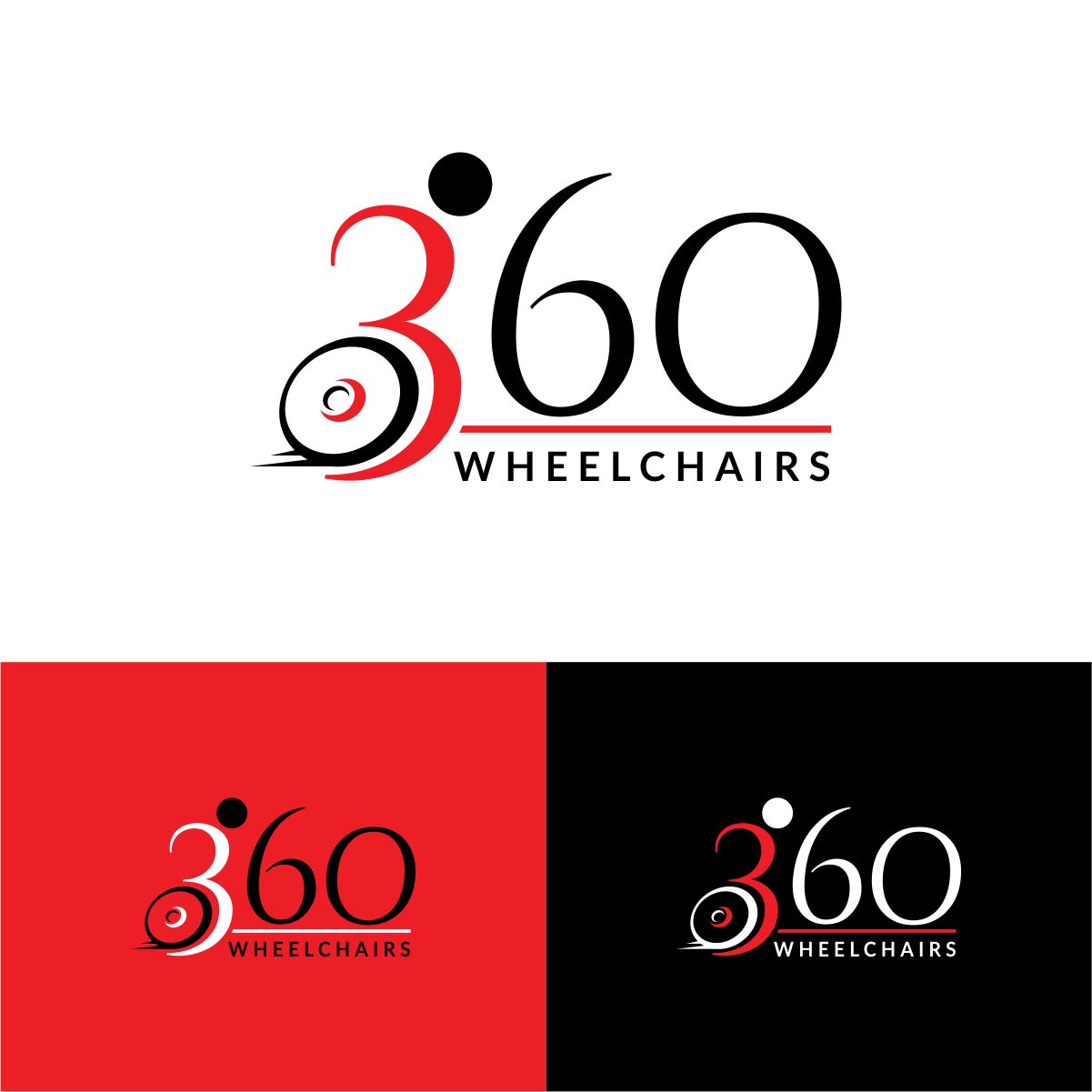 Logo Design by DesignLima for 360 Wheelchairs  | Design #22964172