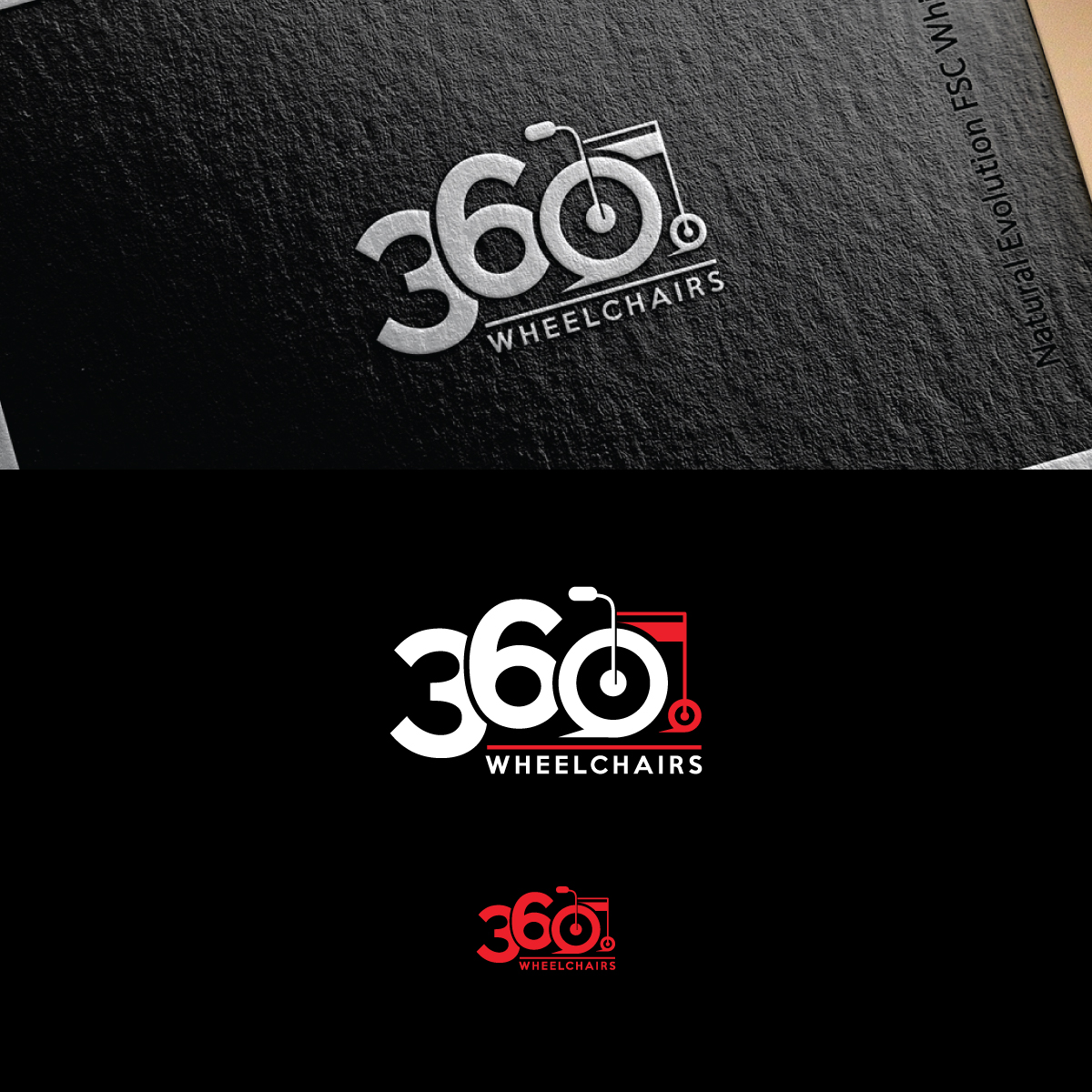 Logo Design by brand maker for 360 Wheelchairs  | Design #22971063
