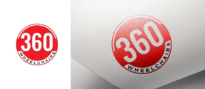 Diseño de Logo por pd graphic 2 para 360 Wheelchairs  | Diseño: #22968301