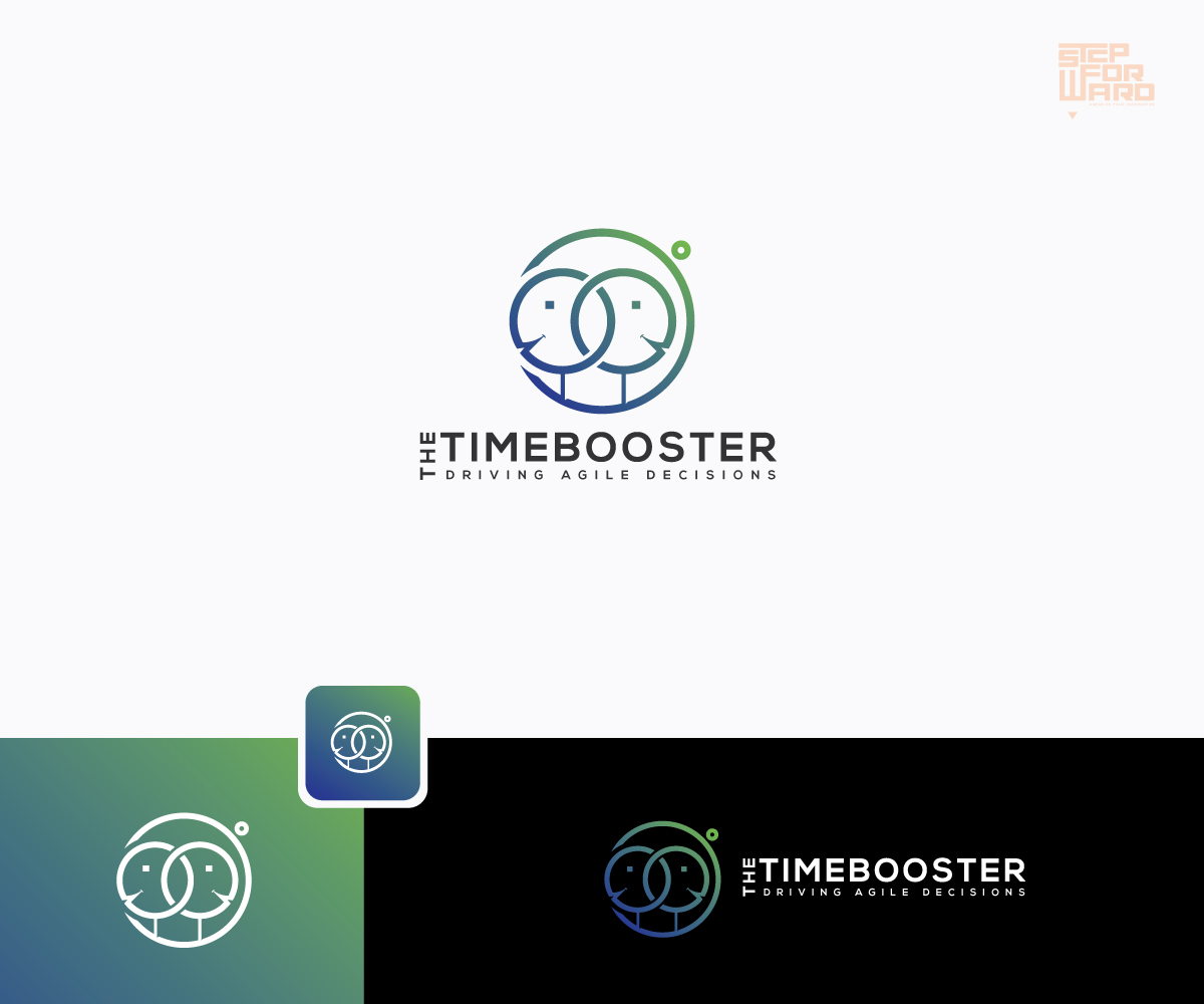Logo Design by step forward 2 for TheTimeBooster | Design #22973883