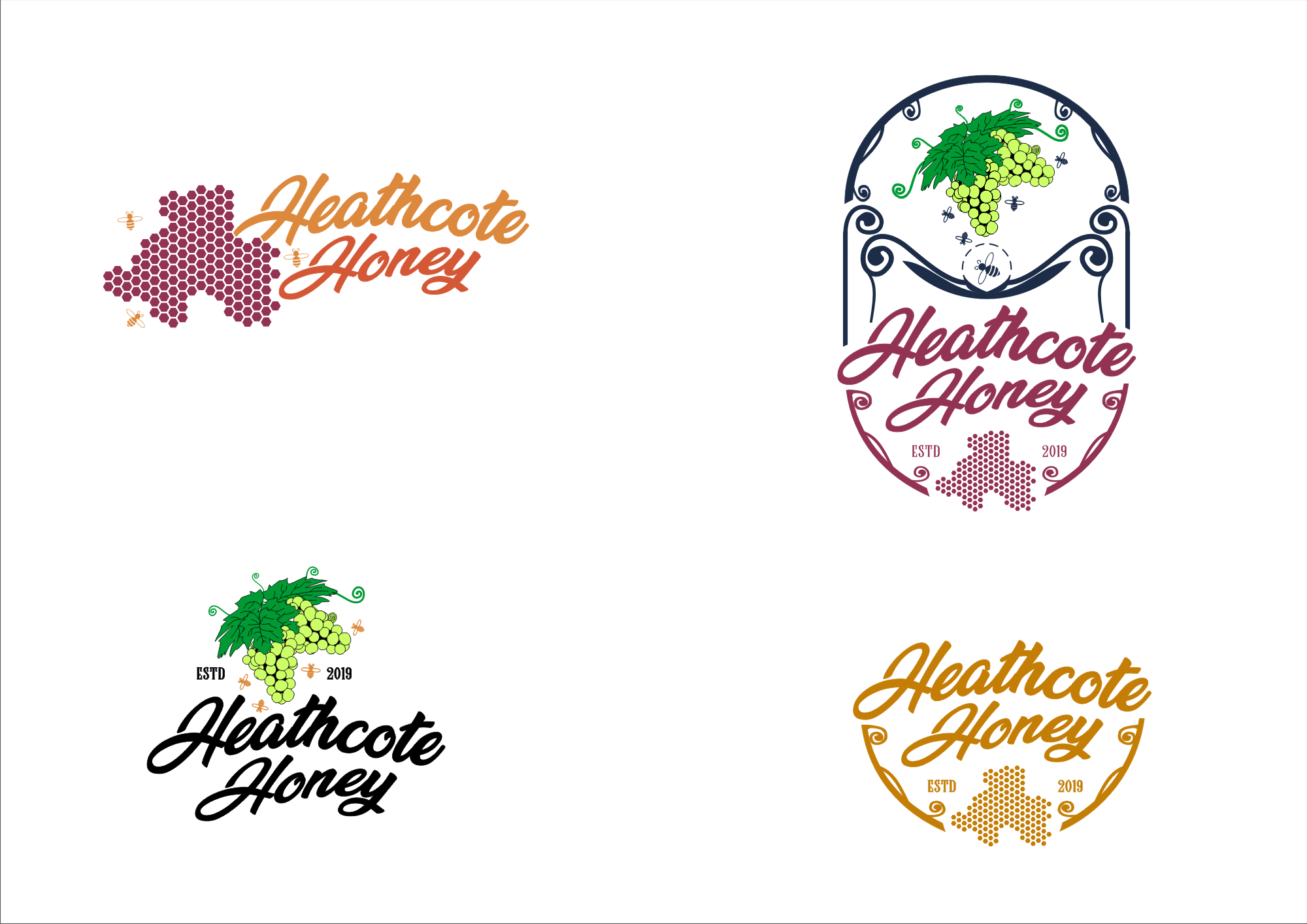 Logo Design by bocahselis for Drake Honey | Design #23063067