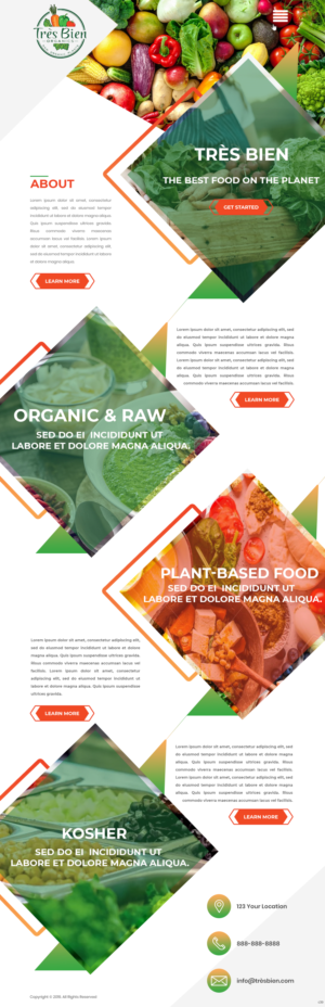 Web Design par pb pour ce projet | Design : #22967487