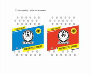 Poly Bag Packaging Motorcycle Cables -  Alicanto Brand | Packaging Design by harryshout