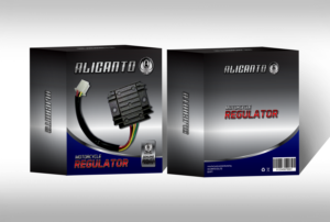 Carton Box Packaging For Motorcycle Electric Regulator - Alicanto Brand | Design Emballage par vpt_creations