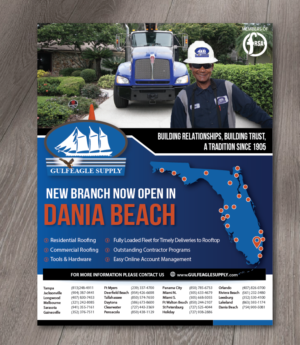 Roofing Trade Magazine Ad (for Distributor) | Diseño de Flyer por alex989