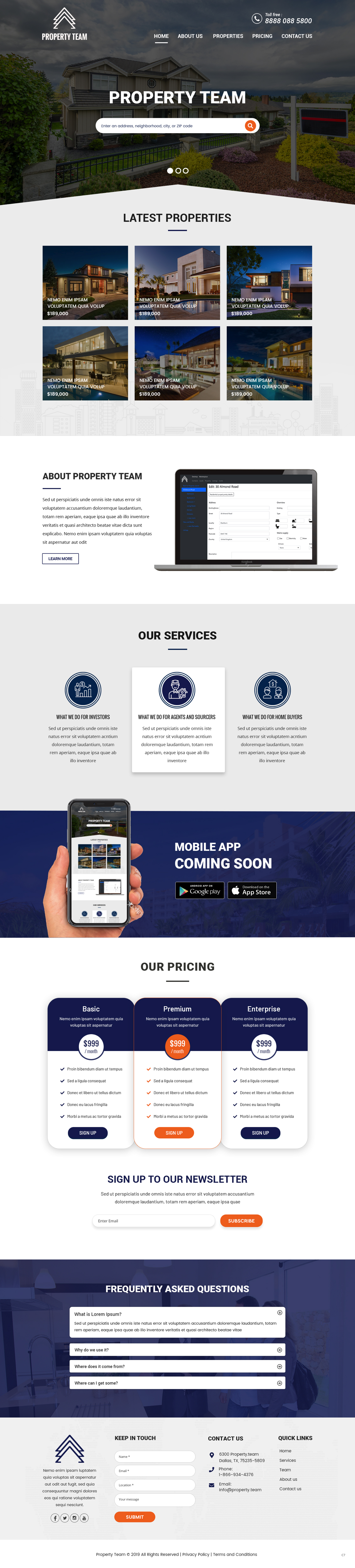 Web Design by pb for Property.Team | Design #22975367