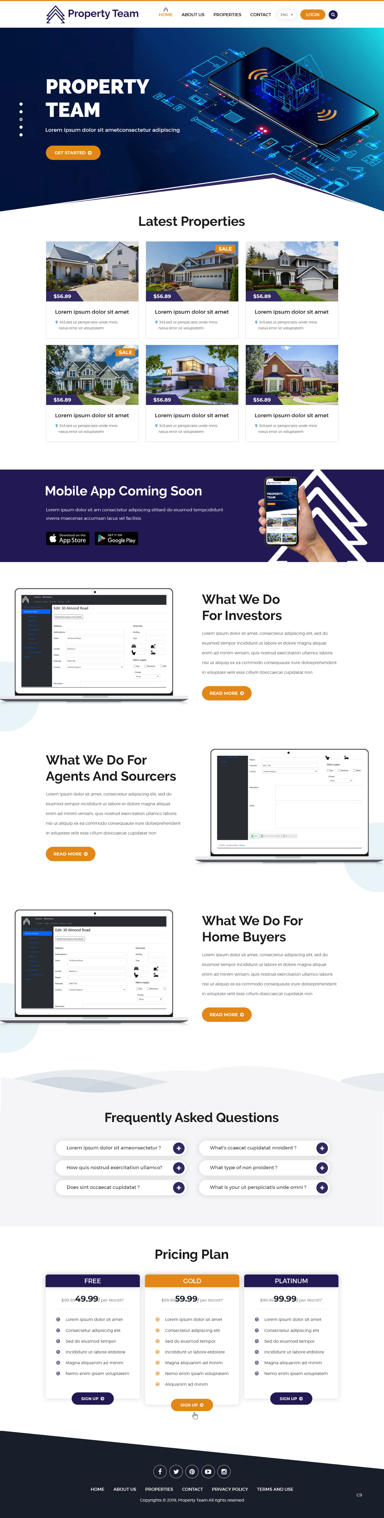 Web Design by pb for Property.Team | Design #22975369