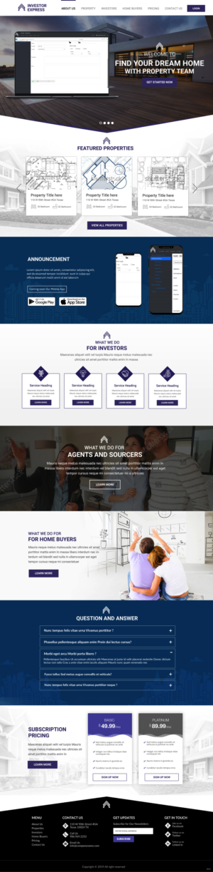 Diseño Web por pb para Property.Team | Diseño: #23072026