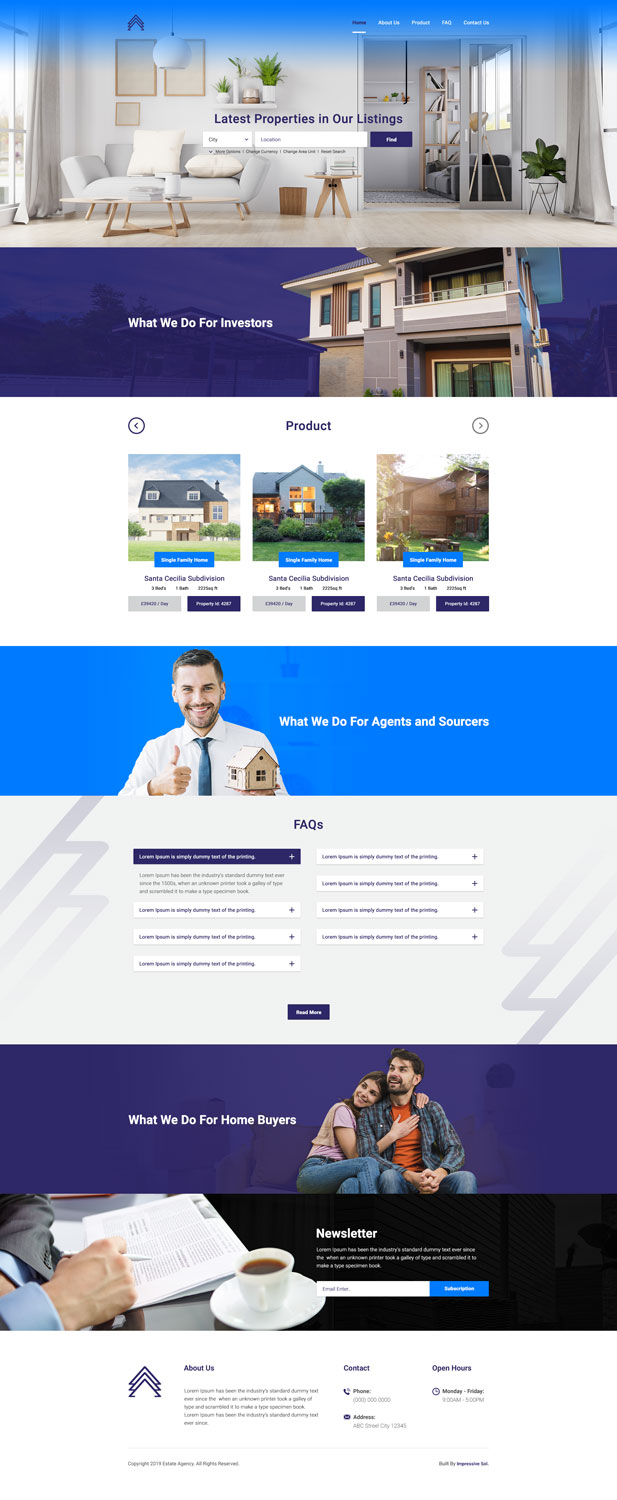 Web Design by Impressive Sol for Property.Team | Design #22973610