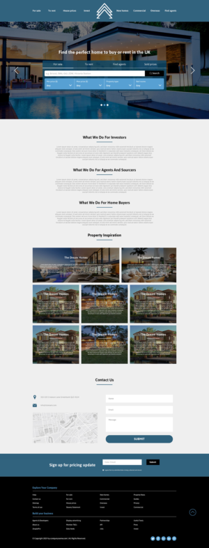 Diseño Web por Deziners Zone para Property.Team | Diseño: #22974640