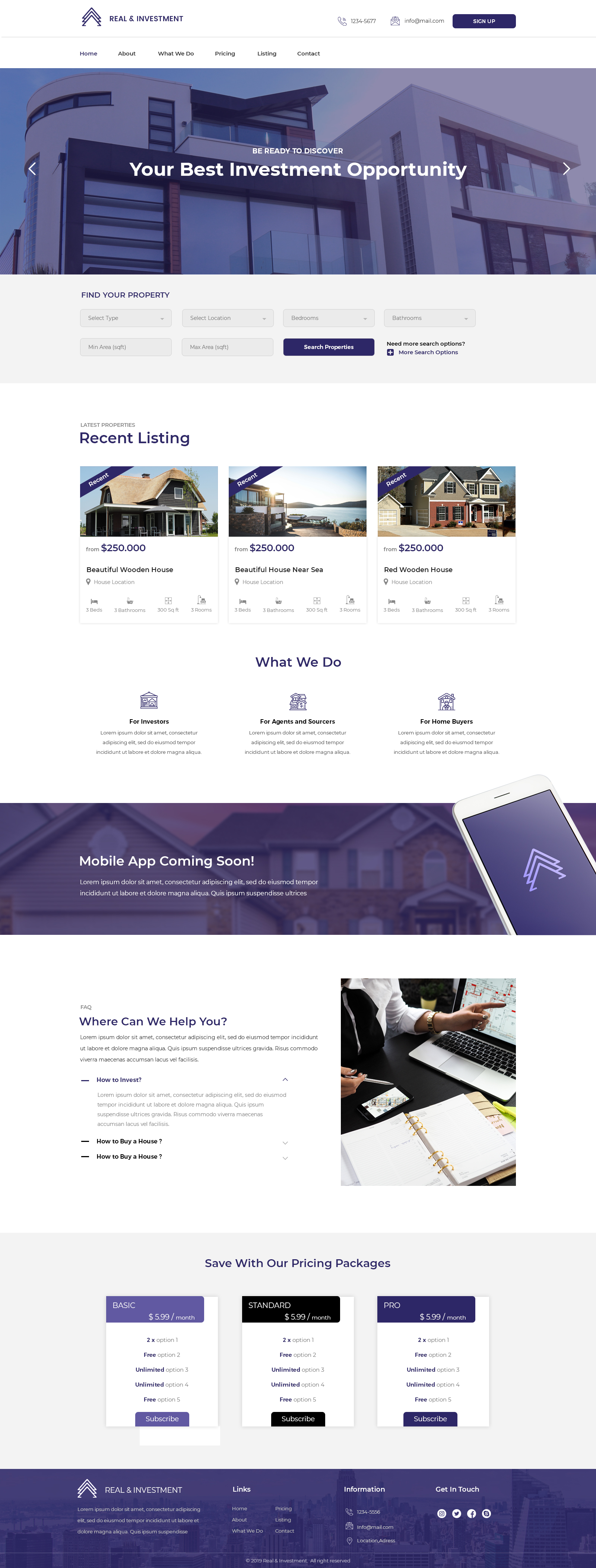 Web Design by sandrasss for Property.Team | Design #23238786