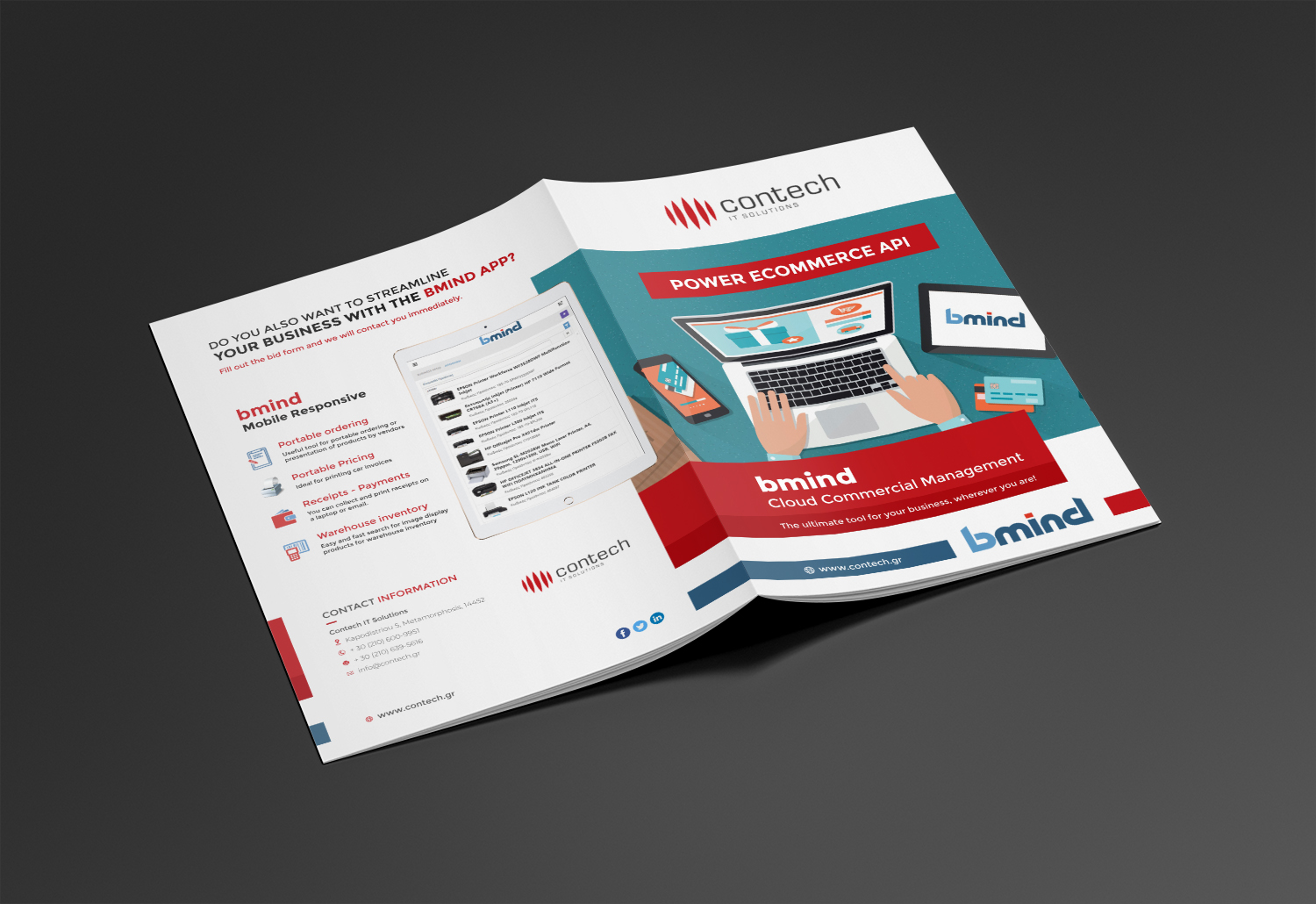 Brochure Design by ecorokerz for AFOI PAPAKONSTANTINOU OE | Design #22973433