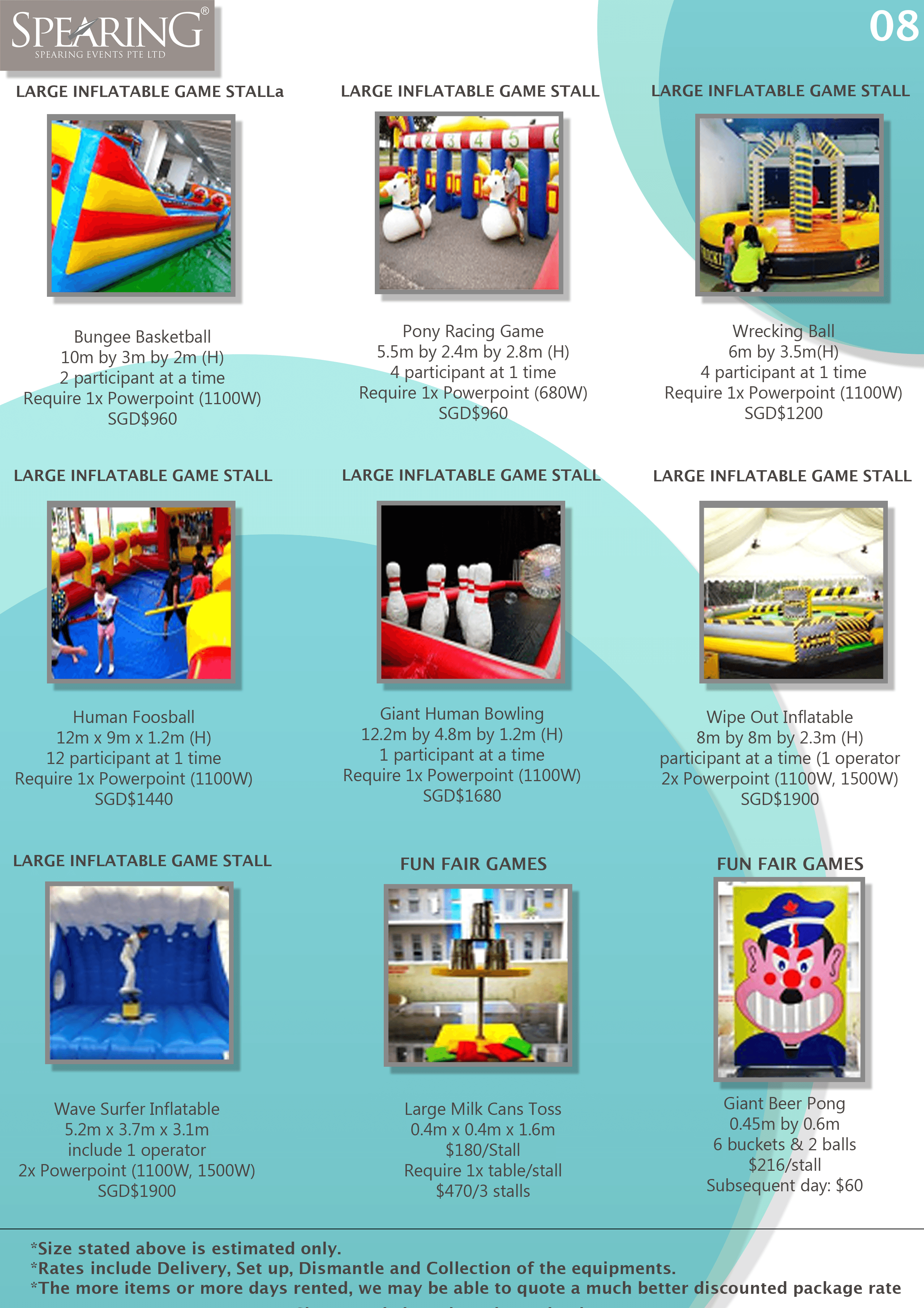 Catalogue Design by Reshon 2 for Spearing Events Pte Ltd | Design #23035443