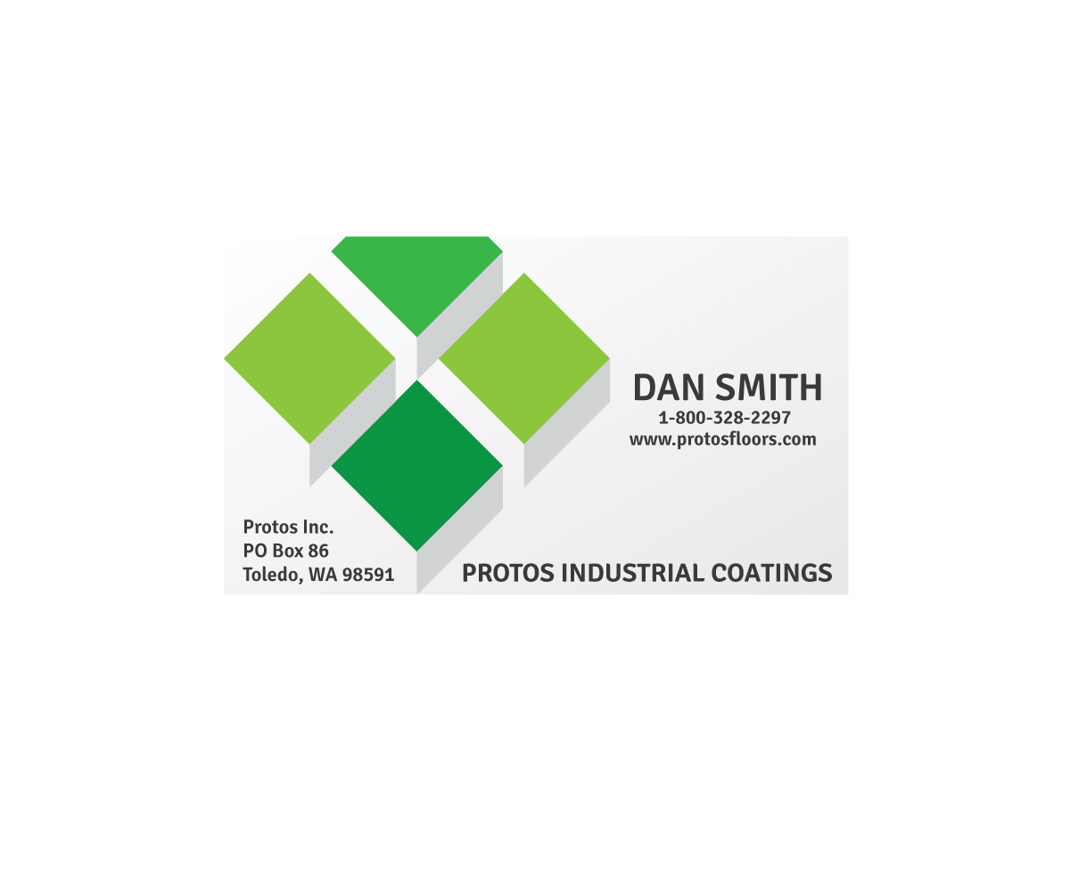 Design de Carte de Visite par meygekon pour Protos Industrial Coatings | Design #23016053