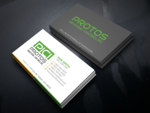 Business Card Design by Verified artistry (Design garden) for Protos Industrial Coatings | Design: #22974670
