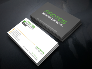 Business Card Design by Verified artistry (Design garden) for Protos Industrial Coatings | Design: #22974674