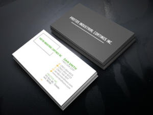 Business Card Design by Verified artistry (Design garden) for Protos Industrial Coatings | Design: #22974677