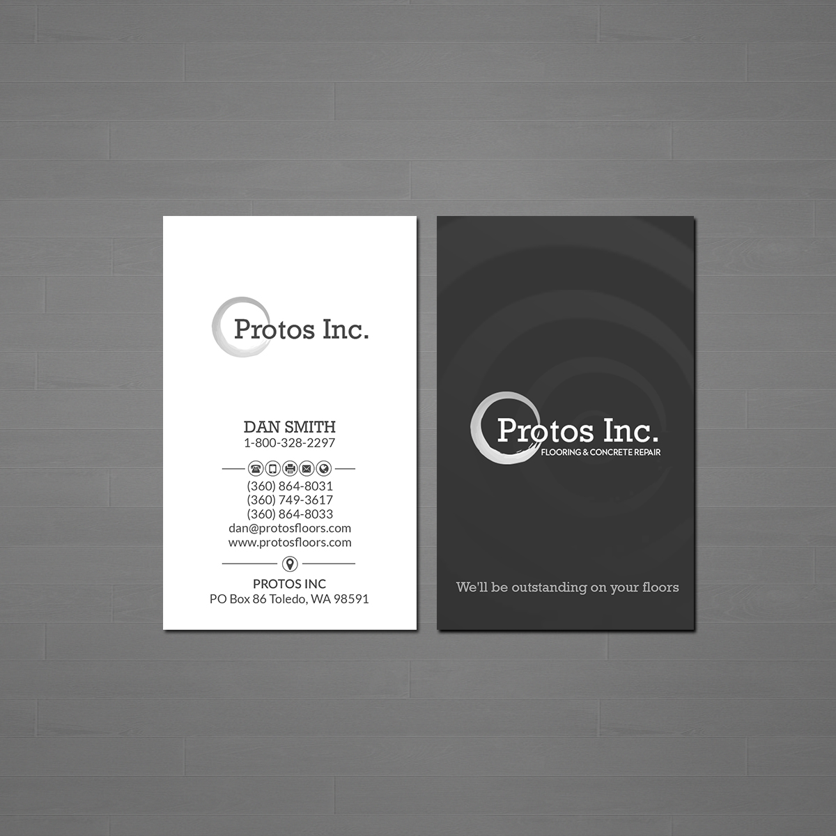 Design de Carte de Visite par Creations Box 2015 pour Protos Industrial Coatings | Design #22997584