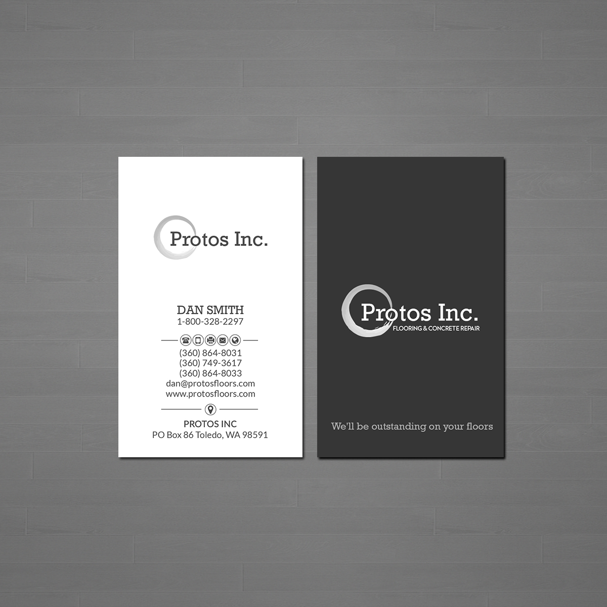 Design de Carte de Visite par Creations Box 2015 pour Protos Industrial Coatings | Design #22997585